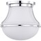 Nuvo Valdora 1-Light Flush Mount 10 in. Polished Nickel White Opal Glass 60/7870 - alternate 7